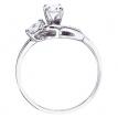 14K White Gold Qpid .44 Ct Diamond Bridal Ring Set