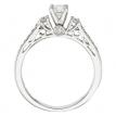 14K White Gold Qpid .70 Ct Diamond Bridal Ring Set