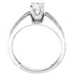 14K White Gold Qpid 1.33 Ct Diamond Bridal Ring Set