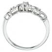 14K White Gold Qpid .16 Ct Diamond Bridal Ring Set
