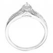 14K White Gold Qpid .30 Ct Marquise Diamond Bridal Ring Set