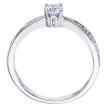14K White Gold Qpid .75 Ct Diamond Crown Bridal Ring Set