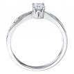 14K White Gold Qpid .68 Ct Diamond Crown Bridal Ring Set