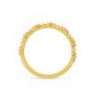 14K Yellow Gold Diamond Stackable Ring