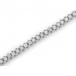 14K White Gold Diamond Bracelet