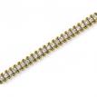 14K Yellow Gold Diamond S Bracelet