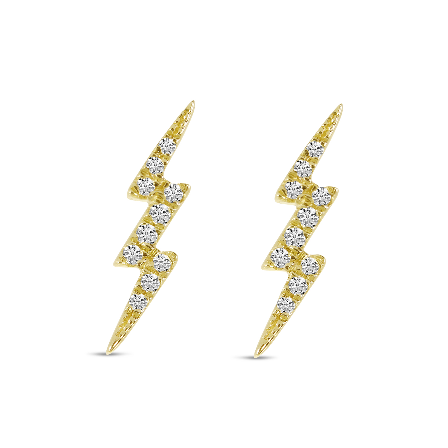 Discover more than 169 lightning bolt stud earrings