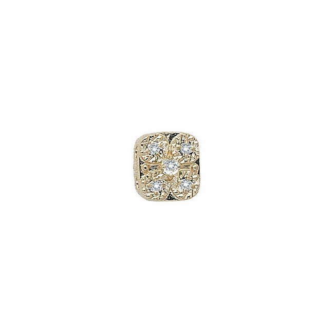 14 Karat Gold Diamond Slide