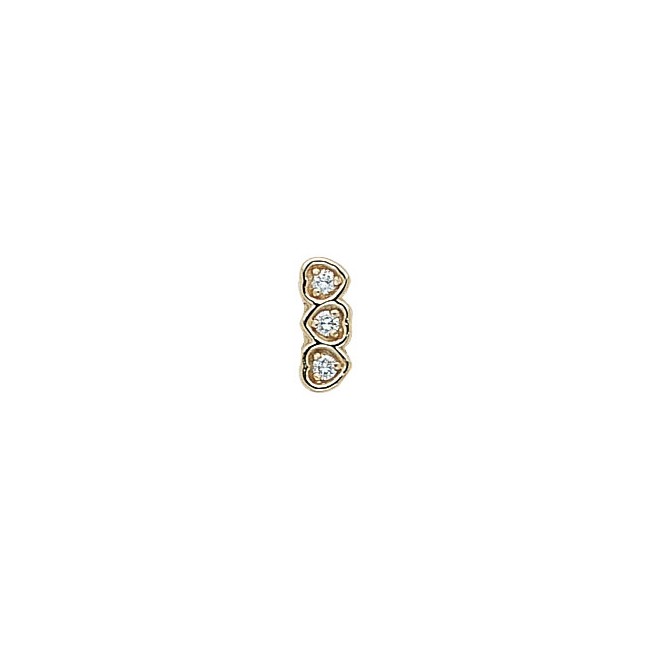 14 Karat Gold Diamond Slide