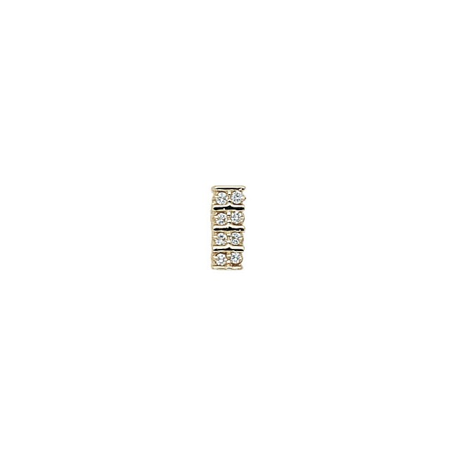 14 Karat Gold Diamond Slide