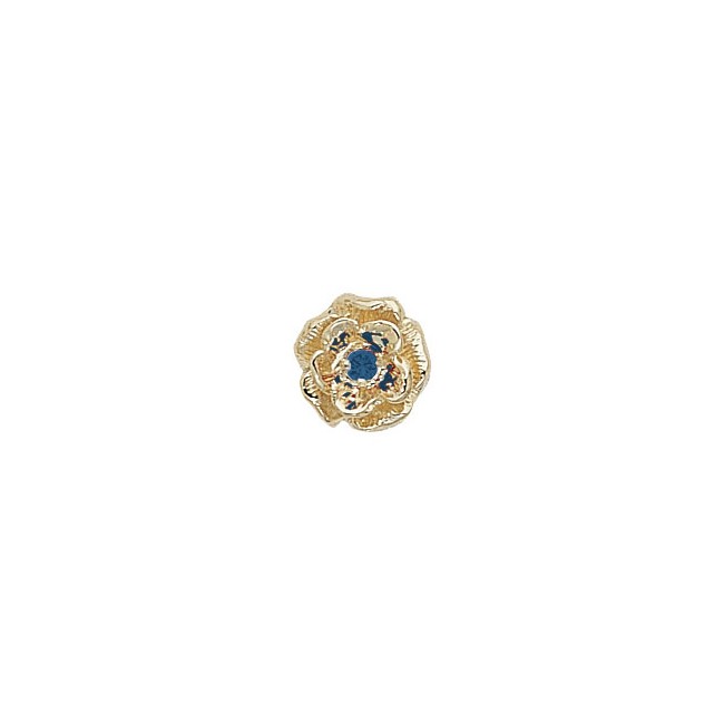 14 Karat Gold Sapphire Slide