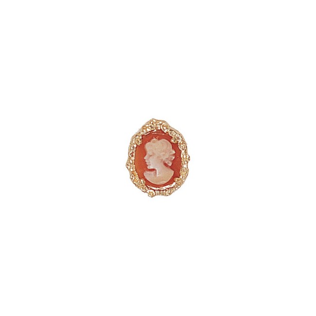 14 Karat Gold Cameo Slide