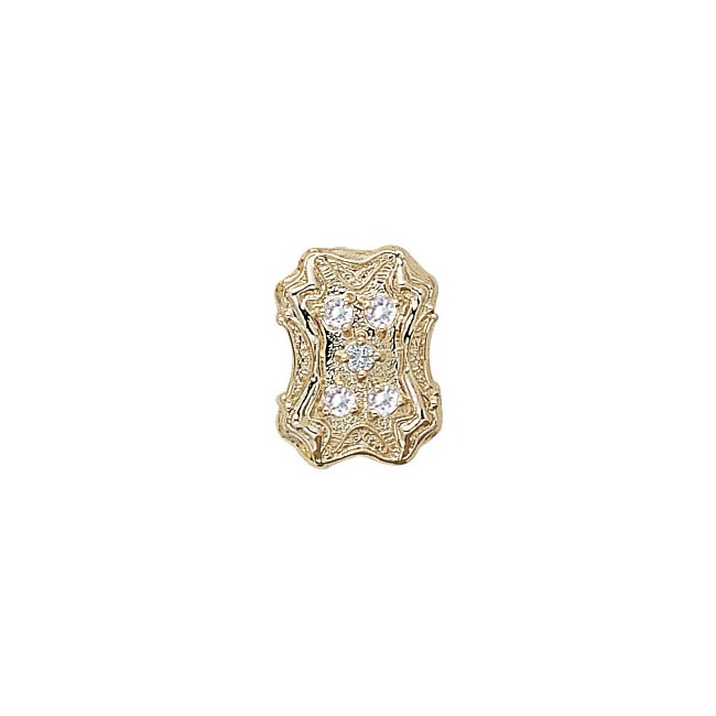 14 Karat Gold Diamond Slide