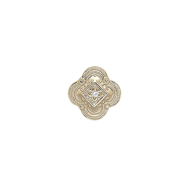 14 Karat Gold Diamond Slide