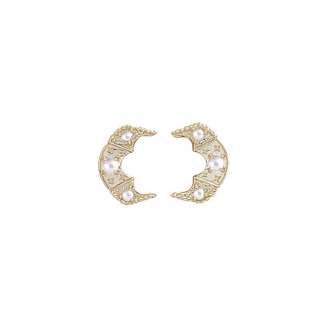14 Karat Gold Pearl Slide