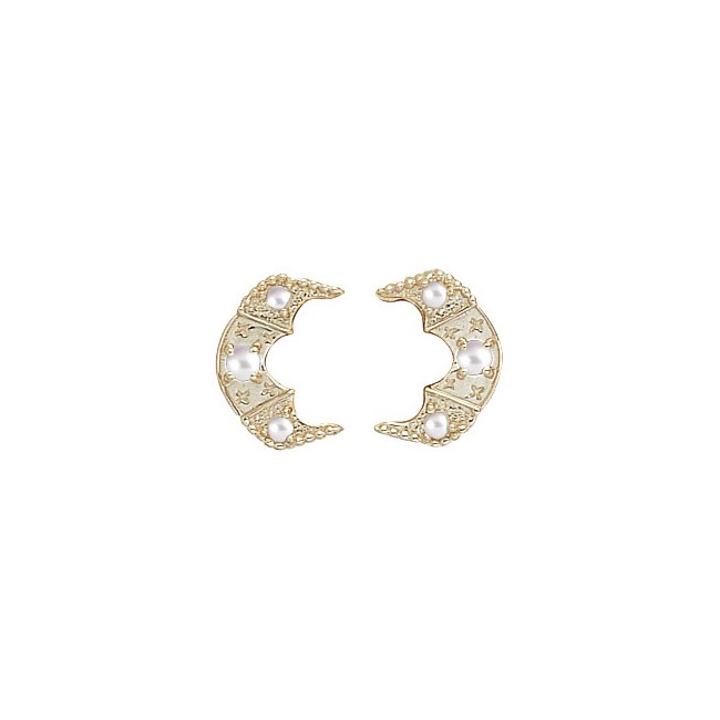 14 Karat Gold Pearl Slide