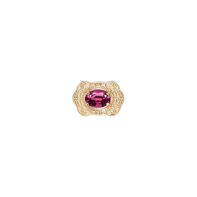 14 Karat Gold Rhodolite Garnet Slide