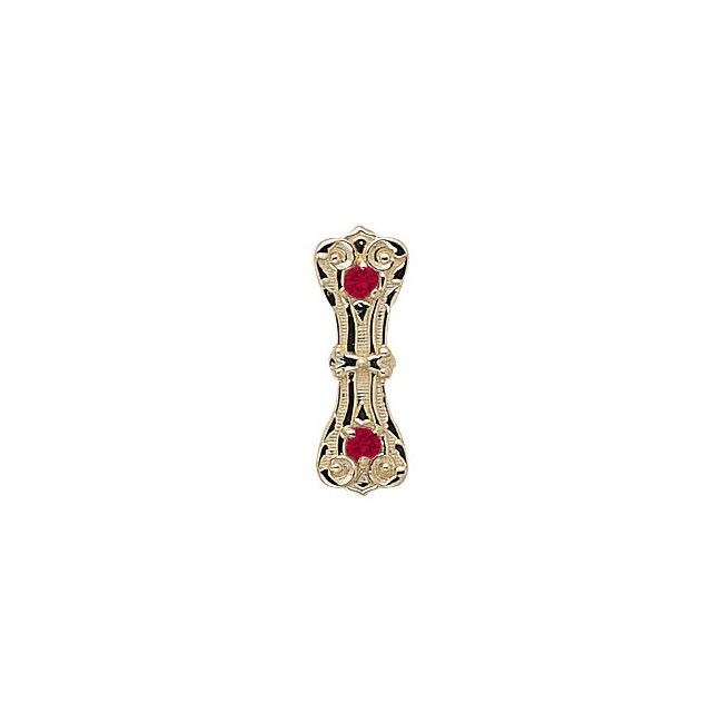 14 Karat Gold Ruby Slide