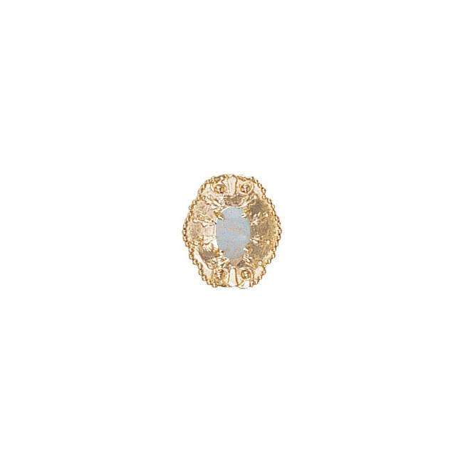 14 Karat Gold Opal Slide