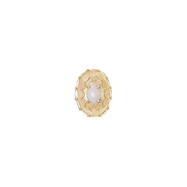 14 Karat Gold Opal Slide