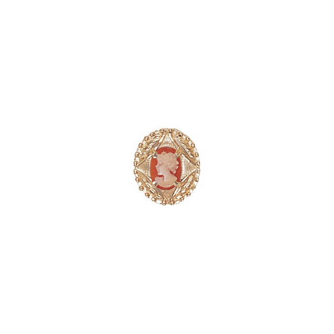 14 Karat Gold Cameo Slide