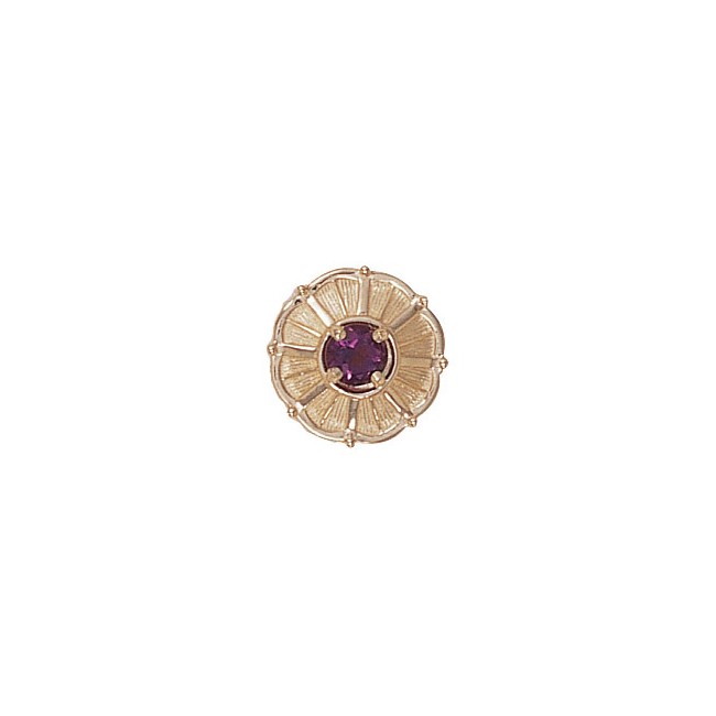 14 Karat Gold Rhodolite Garnet Slide