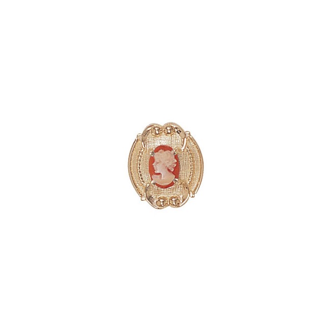 14 Karat Gold Cameo Slide