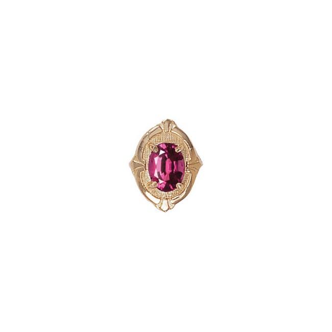 14 Karat Gold Rhodolite Garnet Slide