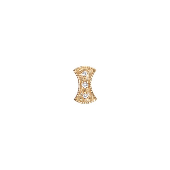 14 Karat Gold Diamond Slide