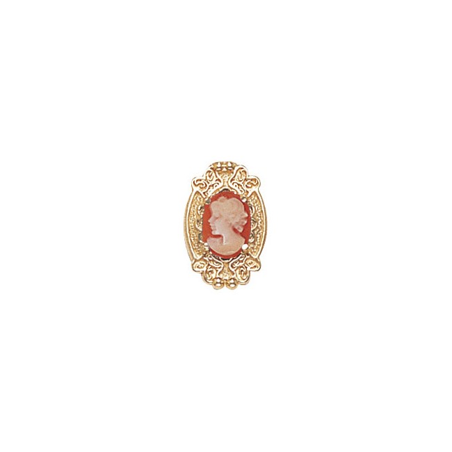 14 Karat Gold Cameo Slide