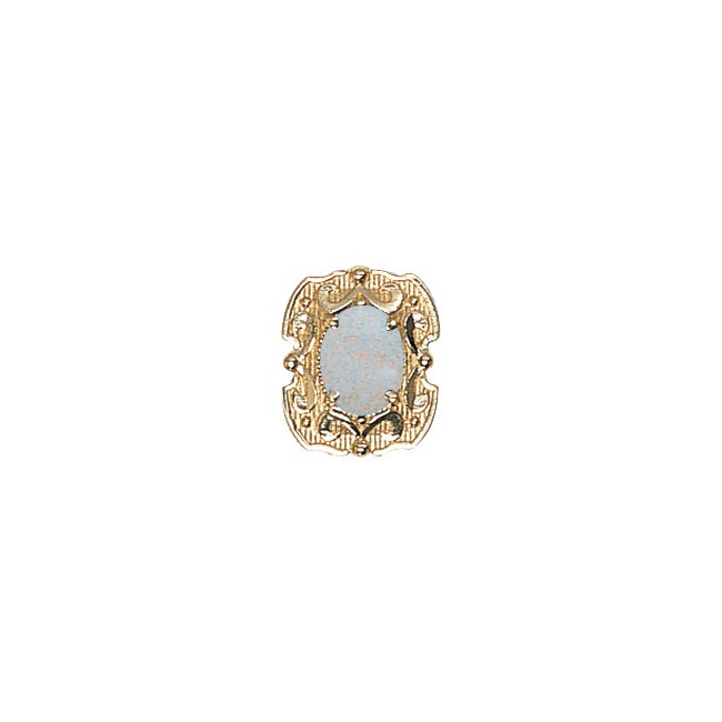 14 Karat Gold Opal Slide