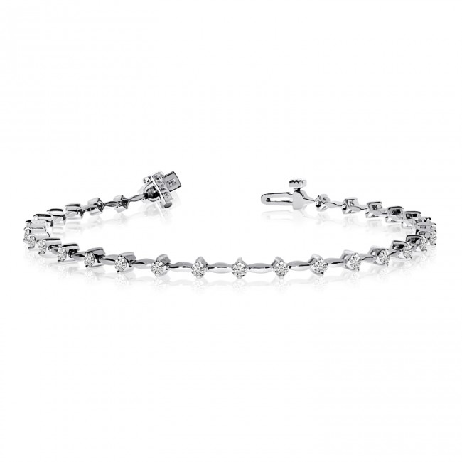 Buy White Gold Bracelet Womens Designs Online in India  Candere by Kalyan  Jewellers