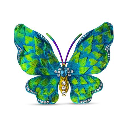 Titanium Ombre Butterfly Brooch