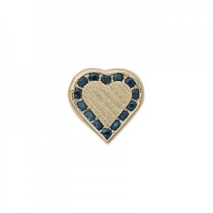 14 Karat Gold Sapphire Slide