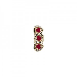 14 Karat Gold Ruby Slide