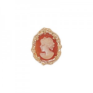 14 Karat Gold Cameo Slide