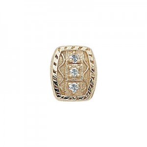 14 Karat Gold Diamond Slide