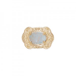 14 Karat Gold Opal Slide