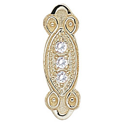 14 Karat Gold Diamond Slide