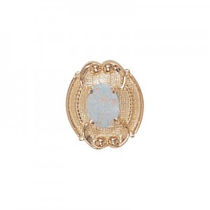 14 Karat Gold Opal Slide