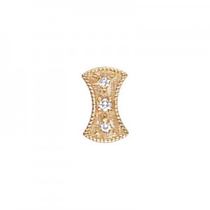 14 Karat Gold Diamond Slide