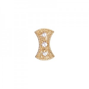 14 Karat Gold Pearl Slide