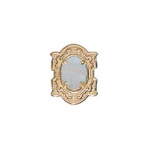 14 Karat Gold Opal Slide