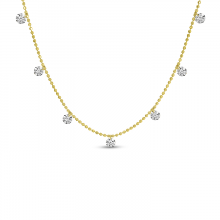 14K Yellow Gold Diamond by the Yard 16 "inch