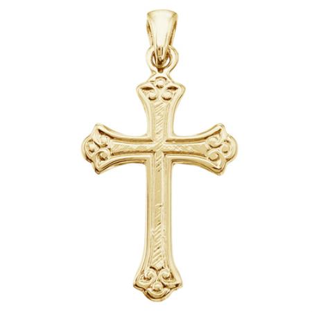 14K Yellow Gold Small Celtic Cross Pendant