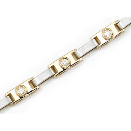 14K Yellow Gold Diamond Bracelet