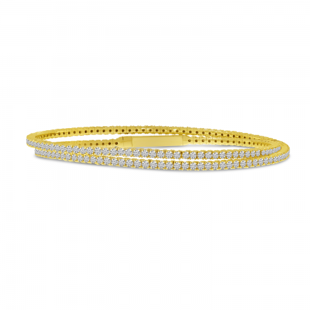 14K Yellow Gold Double Wrap Bracelet