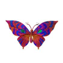 Titanium Ombre Butterfly Brooch