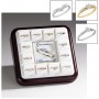 10K White and Yellow Gold Promise Ring Display