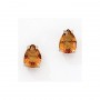 14K Yellow Gold Pear Citrine Earrings